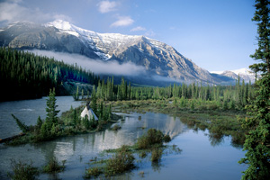 Tipi in Banff National Park